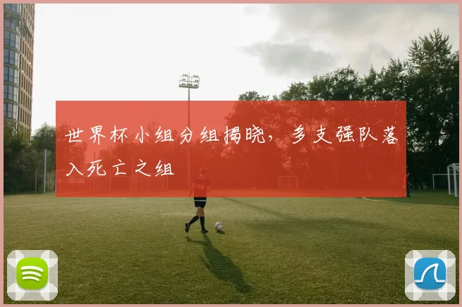 世界杯小组分组揭晓，多支强队落入死亡之组