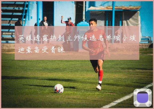 英媒透露热刺主帅候选名单缩小埃迪豪备受青睐