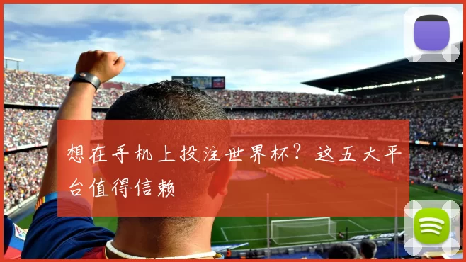 想在手机上投注世界杯?这五大平台值得信赖