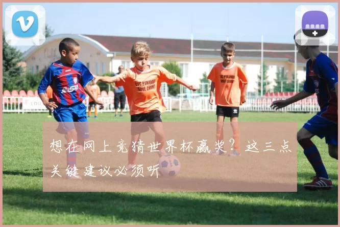 想在网上竞猜世界杯赢奖?这三点关键建议必须听