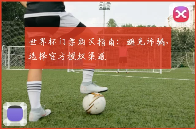世界杯门票购买指南:避免诈骗,选择官方授权渠道